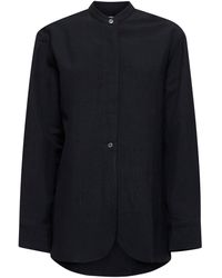 Studio Nicholson - Linen And Wool Shirt - Lyst