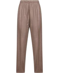 Max Mara - Turtledove Stretch Cashmere Gatti Drawstring Trousers - Lyst