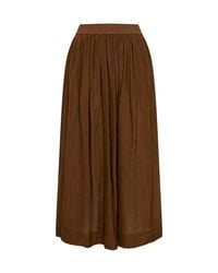 Uma Wang - Viscose Gillian Midi Skirt - Lyst