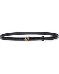 Fendi - Patent Leather Ff Diamonds Belt - Lyst