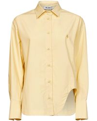 The Attico - Pale Cotton Poplin "Diana" Shirt - Lyst