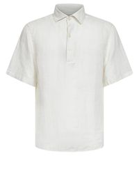 MC2 Saint Barth - Polo Shirt Raphael Linen - Lyst