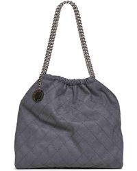 Stella McCartney - Slate Medium Falabella Drawstring Shoulder Bag - Lyst