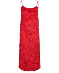 Bottega Veneta - Flash Viscose Fil Coupé Midi Dress - Lyst