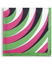 Dries Van Noten - Graphic-Print Silk Square Scarf - Lyst