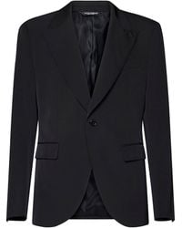 Dolce & Gabbana - Technical Fabric Sicilia Single-Breasted Blazer - Lyst
