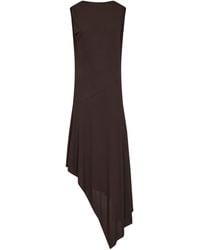 Alaïa - Jersey Crepe Backless Midi Dress - Lyst