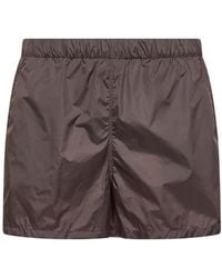 Hevò - Taupe Nylon Torre Guaceto Swim Shorts - Lyst