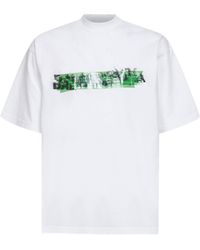 Balenciaga - Messy Spray Medium Fit T-Shirt - Lyst