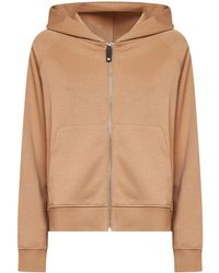 Max Mara - Camel Smmmarea Zip-Up Hoodie - Lyst