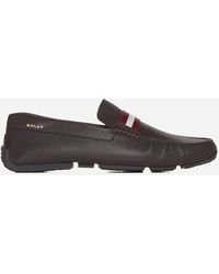 Bally - Perthy Leather Driver Loafers - Lyst