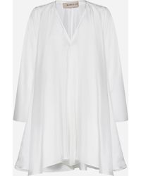 Blanca Vita - Aeonium Silk Oversized Dress - Lyst