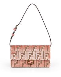 Fendi - Wallet On Chain Baguette Minibag - Lyst