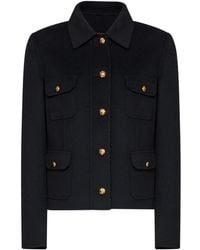 Max Mara - Wool-Blend Mstvenere Varsity Jacket - Lyst