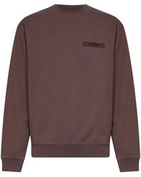 Jacquemus - Organic Cotton Fleece The Gros Grain Sweatshirt - Lyst