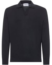D 40 - Cotton Knit Polo Shirt - Lyst