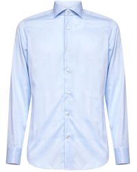 D 40 - Light Stretch Cotton Poplin Shirt - Lyst