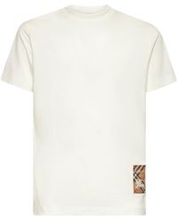 Burberry - Cotton T-Shirt - Lyst