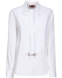 Gucci - Button-Down Horsebit Shirt - Lyst