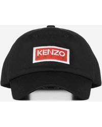 KENZO - Logo Cotton Baseball Cap - Lyst