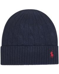 Polo Ralph Lauren - Cable-Knit Wool And Cashmere Beanie - Lyst