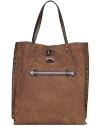 Zanellato - Marrone Tartufo Di Norcia A'Spasso Medium Tote Bag - Lyst