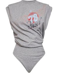 DIESEL - Cotton Jersey T-Noby Printed Bodysuit - Lyst