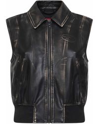 DIESEL - G-Inko Bomber Vest - Lyst