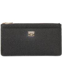 Dolce & Gabbana - Large Dauphine Leather Card Case - Lyst