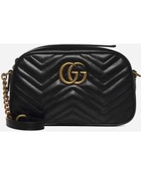Gucci - GG Marmont Quilted Leather Small Shoulder Bag - Lyst