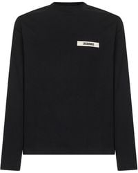 Jacquemus - Grosgrain Logo Long Sleeve T-Shirt - Lyst