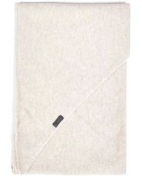 Brunello Cucinelli - Cashmere Large Scarf With Monili - Lyst