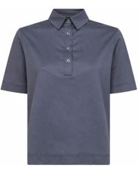 Blanca Vita - Cotton Jersey Polo Shirt - Lyst