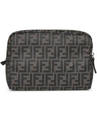 Fendi - Tobacco Beauty Case Medium Ff Light Beauty Case - Lyst