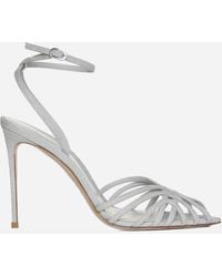 Le Silla - Embrace Lame' Fabric Sandals - Lyst