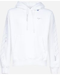 off white felpa bianca