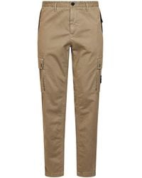 Stone Island - Military Organic Stretch Broken Twill Cargo Trousers - Lyst