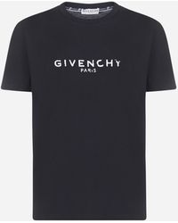 Givenchy Distressed Logo T-shirt Black Fw19