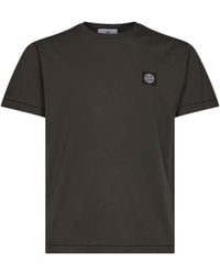 Stone Island - Coal 60/2 Cotton Jersey Slim-Fit T-Shirt - Lyst