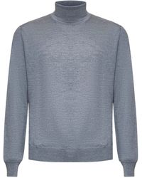 D 40 - Virgin Wool Turtleneck Sweater - Lyst