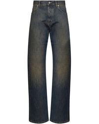 Fendi - Washed Denim Long Jeans - Lyst