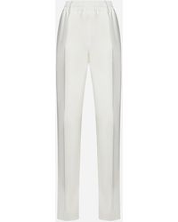 Burberry - Viscose-blend Trousers - Lyst