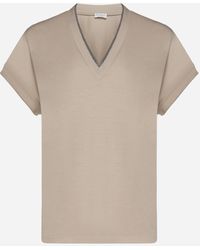 Brunello Cucinelli - Monile Cotton T-shirt - Lyst