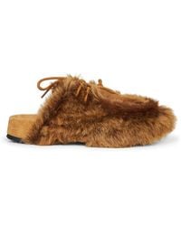 Dries Van Noten - Shearling Mules By - Lyst