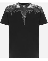 Marcelo Burlon Tar Wings Cotton T-shirt - Black