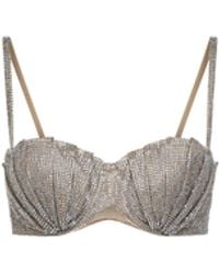 GIUSEPPE DI MORABITO - Crystal Balconette Bra - Lyst