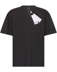 MM6 by Maison Martin Margiela - Cotton Trompe L'Oeil T-Shirt - Lyst