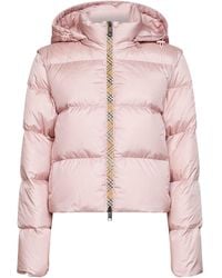 Burberry - Peony Langdale Short Hooded Down Jacket - Lyst