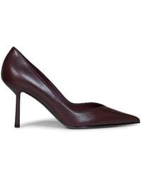 Le Silla - Cherry Nappa Leather Vivienne 80 Mm Pumps - Lyst