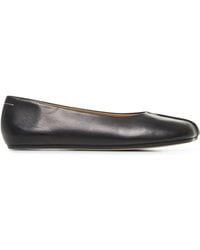 MM6 by Maison Martin Margiela - Leather Ballerinas - Lyst